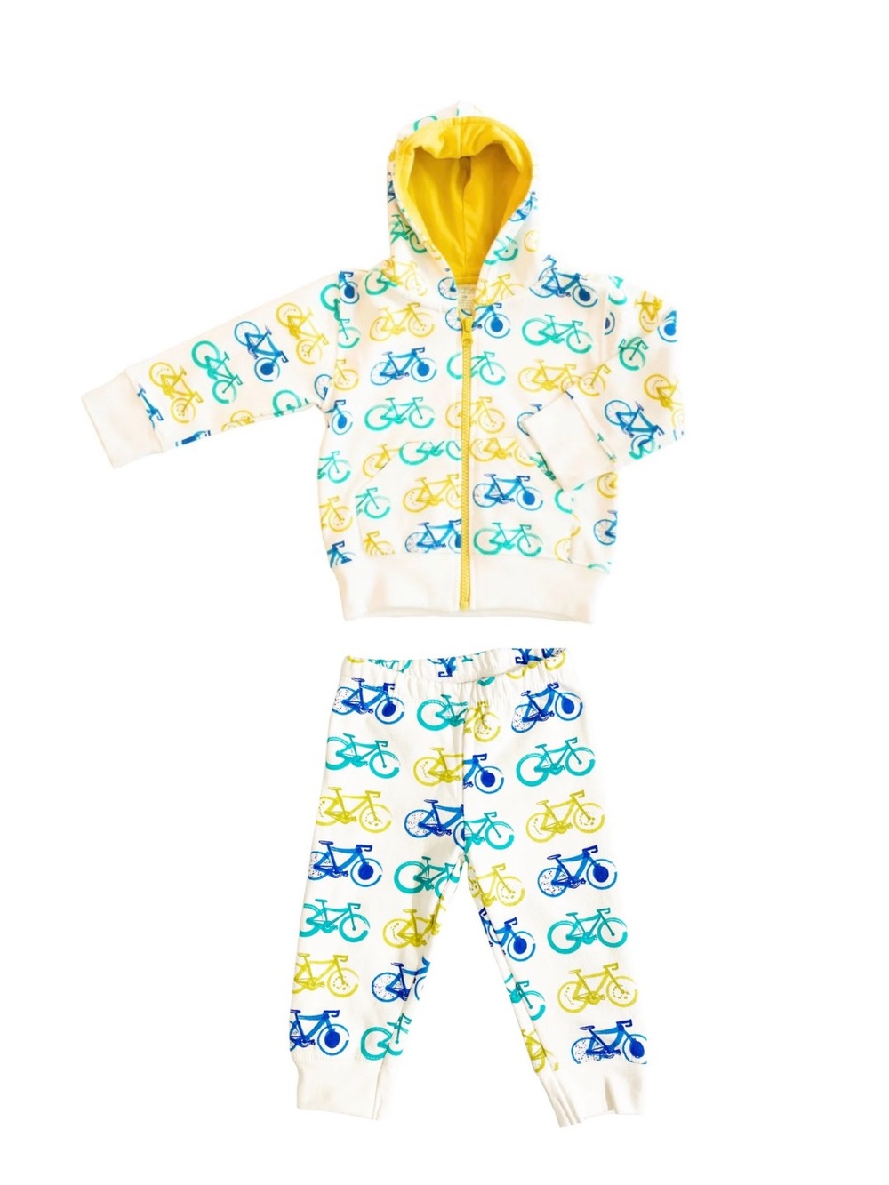 2T Mirasa Bike hoody and pants set- celery color- unisex